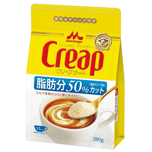 森永 クリープライト 180g Creap morinaga ミルク コーヒー パウダー