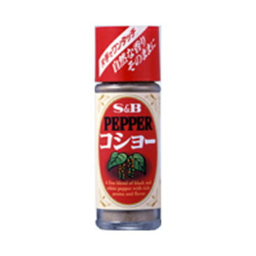 S&B PEPPER コショー 丸ビン 17g瓶 121円【 エスビー 胡椒 ペッパー スパイス 】