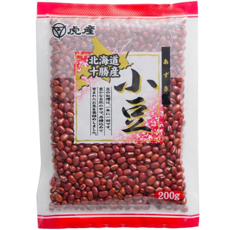 虎産 北海道十勝産 小豆 200g 乾物 あずき ぜんざい おしるこ あんこ おはぎ