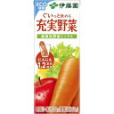 【2セット】伊藤園 充実野菜 緑黄色野菜ミックス 紙パック 200ml 12本 2セット