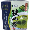 国太楼 ＜埼玉狭山産＞抹茶入り狭山茶 三角ティーバック 40袋（80g）×6個セット