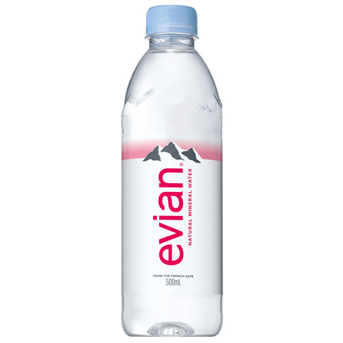 エビアン 500ml ペットボトル 24本　【evian 通