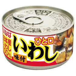 （1ケース）いなば ひと口いわし　味付 115g 24缶 【 缶詰 inaba いわし 】