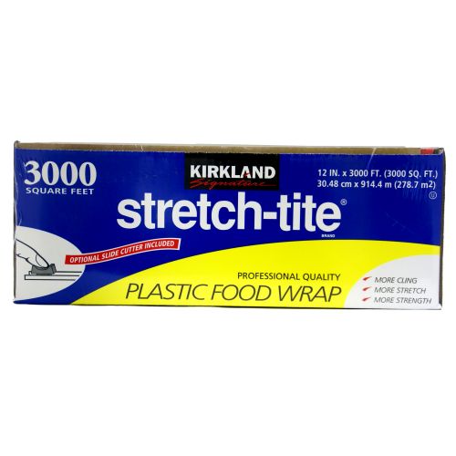 KIRKLAND Signature Stretch Tite Plastic Food Wrap　30.48cm×914.4m　【レジ00208733】【 コストコ カークランド シグネチャー ストレッチ タイト プラスチック フード ラップ Costco サランラップ 】
