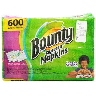 バウンティ ナプキン プリントデザイン BOUNTY Napkins 600枚 1717円