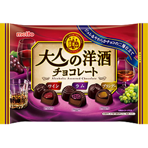 【冷蔵】名糖 大人の洋酒チョコレート 140g 1袋【meitto チョコレート 洋酒】