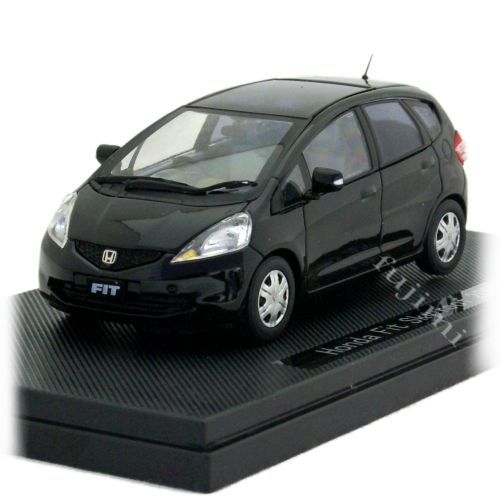 EBBRO Honda Fit Sky Roof 2007 1/43 ブラック ホンダ フィット スカイルーフ ミニカー