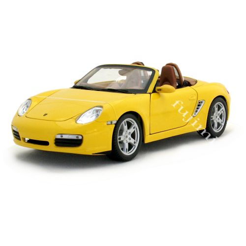 Porsche Boxster S yel 1/18 Maisto 3087円 【ポルシェ,ボクスター,イエロー,オープンカー,ミニカー,マイスト】【コンビニ受取対応商品】