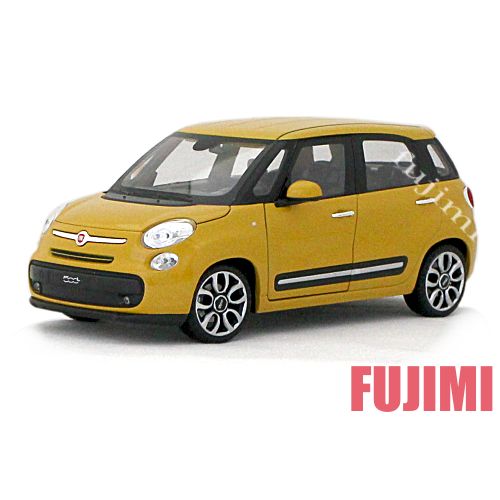【ワケありB】 WELLY （ウィリー） Fiat 500L 1/24 イエロー フィアット ミニカー