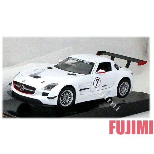 MotorMax （モーターマックス） Mercedes-Benz SLS AMG GT3 1/24 ホワイト メルセデス ベンツ ミニカー