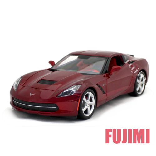 2014 Corvette Stingray C7 red 1/18 Maisto 5364円 【ダイキャストカー シボレー コルベット スティングレイ 赤 クリスタルレッド 】 【コンビニ受取対応商品】