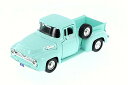 1955 FORD F-100 PICKUP Light Green 1/25 MOTOR MAX 【ダイキャストカー フォード アメ車 ピックアップ トラック F-100 1:24 ライトグリーン ターコイズ ミニカー アメトラ 】