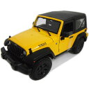 Maisto (マイスト) 2014 Jeep Wrangler 1/18 イエロー ジープ ラングラー ミニカー