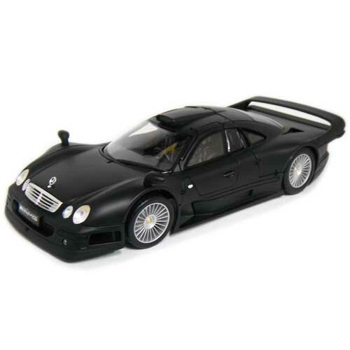 Maisto (マイスト) Mercedes-Benz CLK-GTR Street Version Flat 1/18 ブラック メルセデスベンツ ミニカー