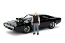 JADA (W_) FAST&FURIOUS Dodge 1969 Charger with Dom Toretto figure 1/24 ChXs[h _bW `[W[ hEgbg tBMAt ~jJ[