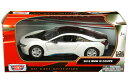 MotorMax (モーターマックス) BMW i8 Coupe 1/24 ホワイト ミニカー