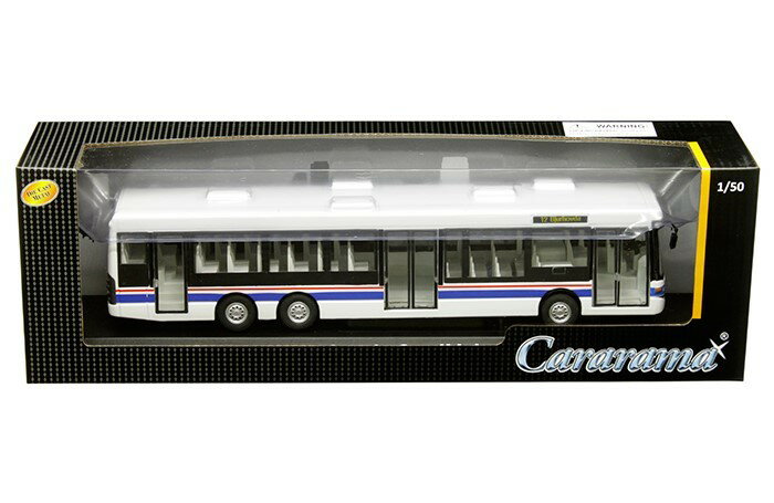 Cararama Scania Omni Link 1/50 ホワイト スカニア オムニリンク バス ミニカー