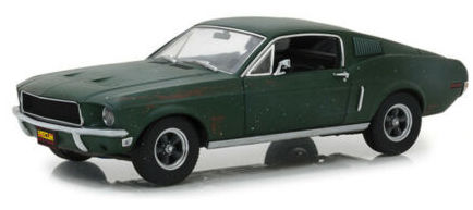 GREENLIGHT Mecum Auction 1968 Ford Mustang Bullit 1/18 ꡼ ե ޥ ֥å ƥ֡ޥå ߥ˥