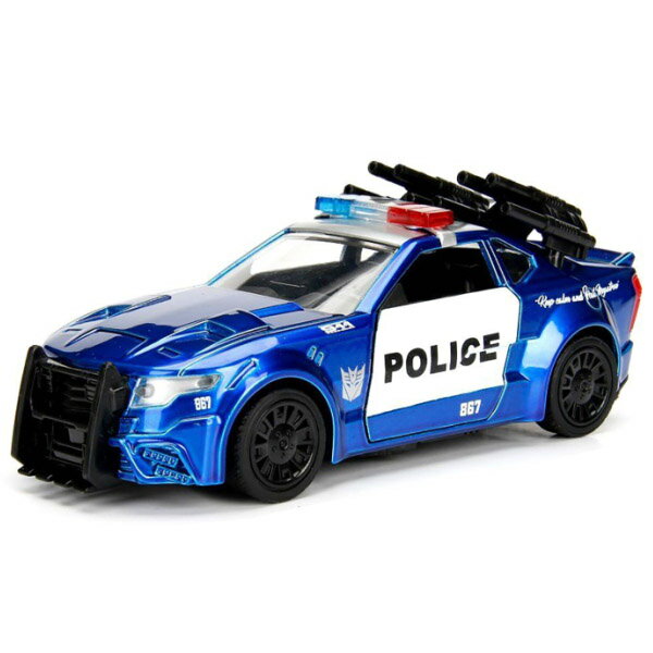 JADA TOYS TRANSFORMERS BARRICADE CUSTOM POLICE CAR 1/24 ブルー トランスフォーマー バリケード カスタム ポリスカー ミニカー