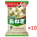 アマノフーズ いつものおみそ汁 長ねぎ 10個セット 【 フリーズドライ 即席味噌汁 】