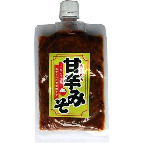 【送料無料(ゆうパケット)】尾花沢農産加工 甘辛みそ 130g×4個【 漬物 山形 特産品 みそ漬 味噌】