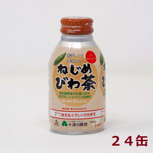 ねじめびわ茶　ボトル缶　290ml24本入りねじめびわ茶の味も風味もそのままに手軽に飲める「ねじめびわ茶ボトル缶」 十津川農場 鹿児島県産 枇杷茶 ボトル【お取り寄せ商品】