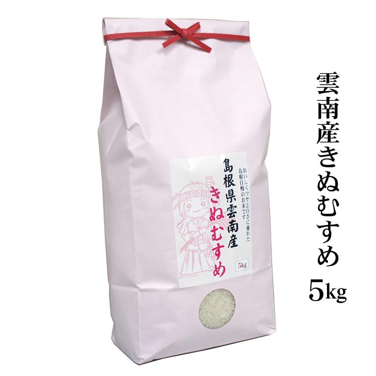 令和3年産 島根県「雲南産きぬむすめ」5kg送料無料（一部地域除く）