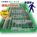 U字溝用 グレーチング 溝蓋 普通目 ノンスリップ 圧接式 溝幅 450用(450mm) 歩道用 型番UN193F45 u字溝 溝ふた 側溝 蓋 フタ ふた 4...
