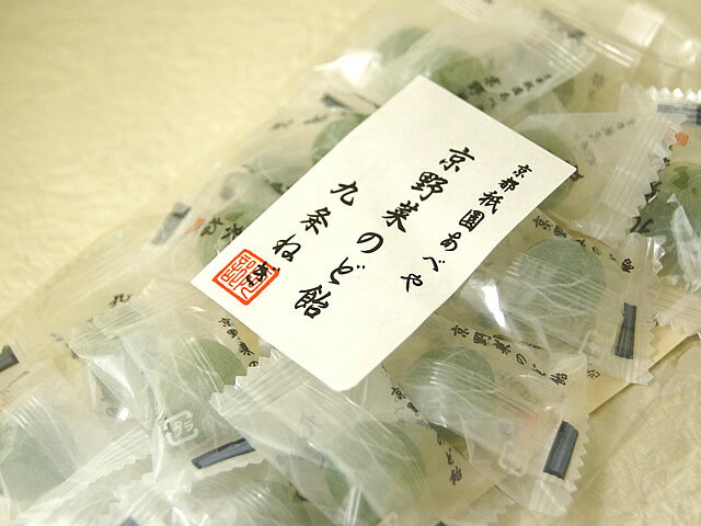 九条ねぎのど飴（京野菜のど飴）のサムネイル