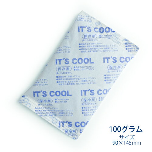 保冷剤 100グラム It's Cool(イッツクール) I-100F 不織布 1ケース(160入) 業務用 保冷剤 100グラム It's Cool(イッツクール) I-100F 不織布 1ケース(160入) 業務用
