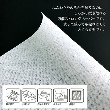 大黒工業 万能ストロングペーパー 不織布 ペーパータオル ロールタイプ 280×240mm 80カット 使い捨てカウンタークロス フィルター シート 衛生【業務用】