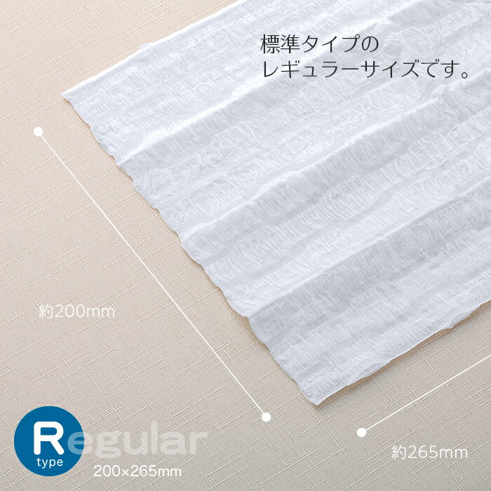 紙おしぼり 平型 クリール Rタイプ 無地 1000本 1ケース(100本×10パック) 【業務用】【送料無料】 3