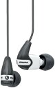 【中古】【国内正規品】SHURE カナル型 高遮音性イヤホン ホワイト×グレー SE210-A-J