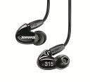 【中古】【旧モデル】SHURE イヤホン SEシリーズ SE315 カナル型 ブラック SE315-K-J 【国内正規品】