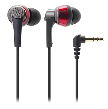 【中古】audio-technica CKR Series カナル型イヤホン レッド ATH-CKR5 RD