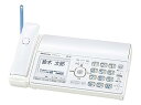 【中古】パナソニック おたっくす デジタルコードレスFAX 親機のみ 1.9GHz DECT準拠方式 ホワイト KX-PD552D-W