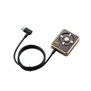 【中古】エレコム ハイレゾ DAC for Android microUSB オーディオアダプター ゴールド イヤホン付 EHP-CHR192GD