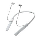 【中古】ソニー ワイヤレスイヤホン WI-C400 : Bluetooth対応 最大20時間連続再生 カナル型 マイク付き 2017年モデル ホワイト WI-C...
