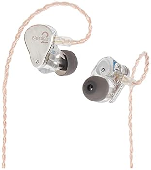 【中古】水月雨(MOONDROP) Blessing2 ハイブリット 5ドライバー カナル型 イヤホン シルバー M