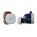 【中古】オーディオテクニカ ATH-SQ1TW ワイヤレスイヤホン bluetooth 急速充電対応 IPX4防水規格 最大19.5時間再生 低遅延 Fast ...