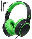 【中古】rockpapa E9W オンイヤーヘッドフォン マイク付き 折りたたみ式有線ヘッドフォン マイク&5フィート絡まないコード付き ポータブルステレオヘッ...