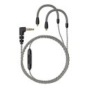 【中古】ゼンハイザー Sennheiser IEシリーズ用MMCXブレードケーブル マイク付き 3.5mmステレオミニプラグ 700259