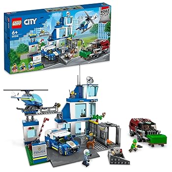 【中古】レゴ(LEGO) シティ ポリスステーション おもちゃ 玩具 誕生日 プレゼント ブロック 知育 男の子 女の子 子供 6歳 7歳 8歳 9歳 街づくり...