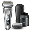 【中古】9487CC-V(マットシルバー) シリーズ9 Pro 電気シェーバー 充電式 4枚刃 美顔器付