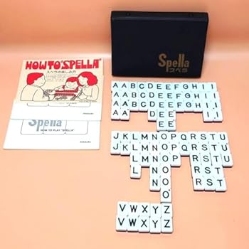【中古】スペラ マージャン風知育玩具 Spella 英語教育 レトロ