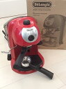 【中古】DeLonghi エスプレッソ・カプチーノメーカー レッド EC200N-R