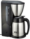 【中古】Melitta(メリタ) アロマサーモ ステンレスII ジェットブラック 【2~5杯用・1×2のフィルターペーパーに対応】 MKM-531/B