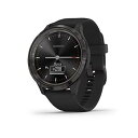 【中古】GARMIN vivomove 3 心拍計 Black / Slate 010-02239-71