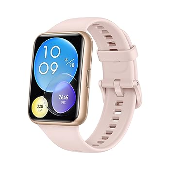 【中古】HUAWEI WATCH FIT2 スマートウォッチ 心拍計 サクラピンク【日本正規代理店品】