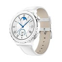 【中古】HUAWEI WATCH GT 3 Pro 43mm スマートウォッチ クラシックモデル シルバー iOS/Android対応(2)